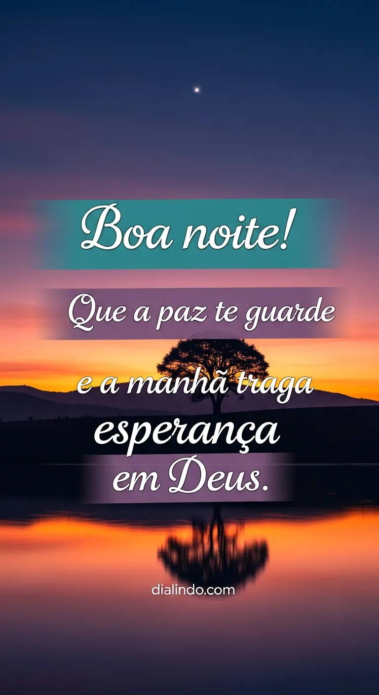 Paz Noturna, Esperança Matutina