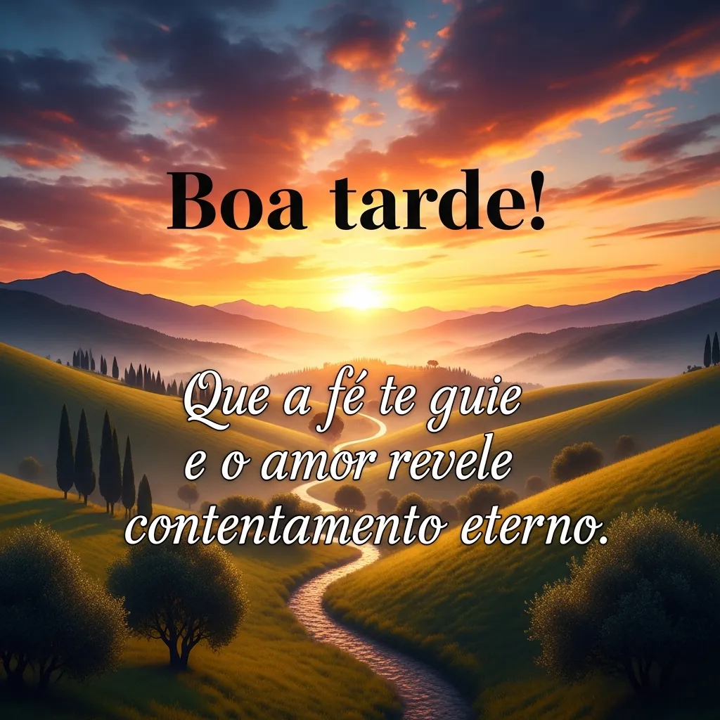 Fé, Guia e Amor Eterno.