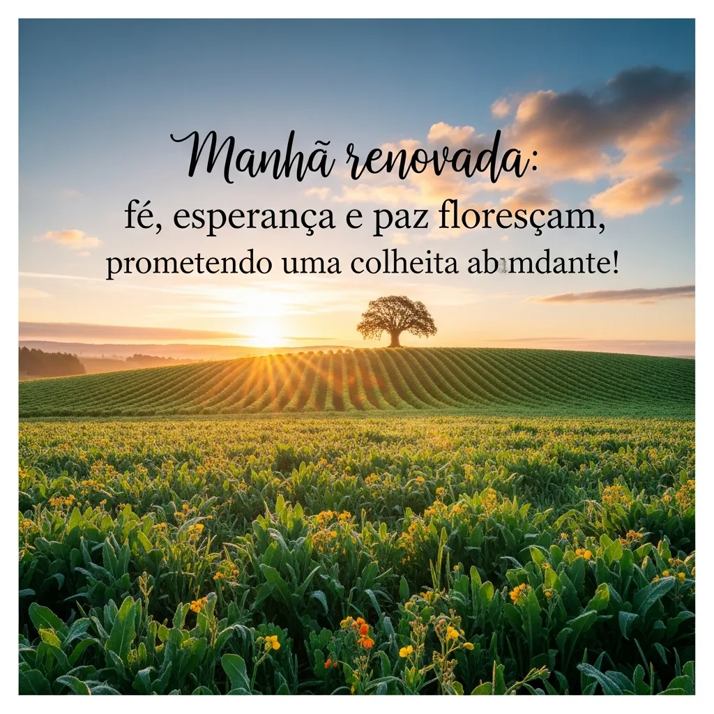 Colheita da Aurora: Fé Florescente