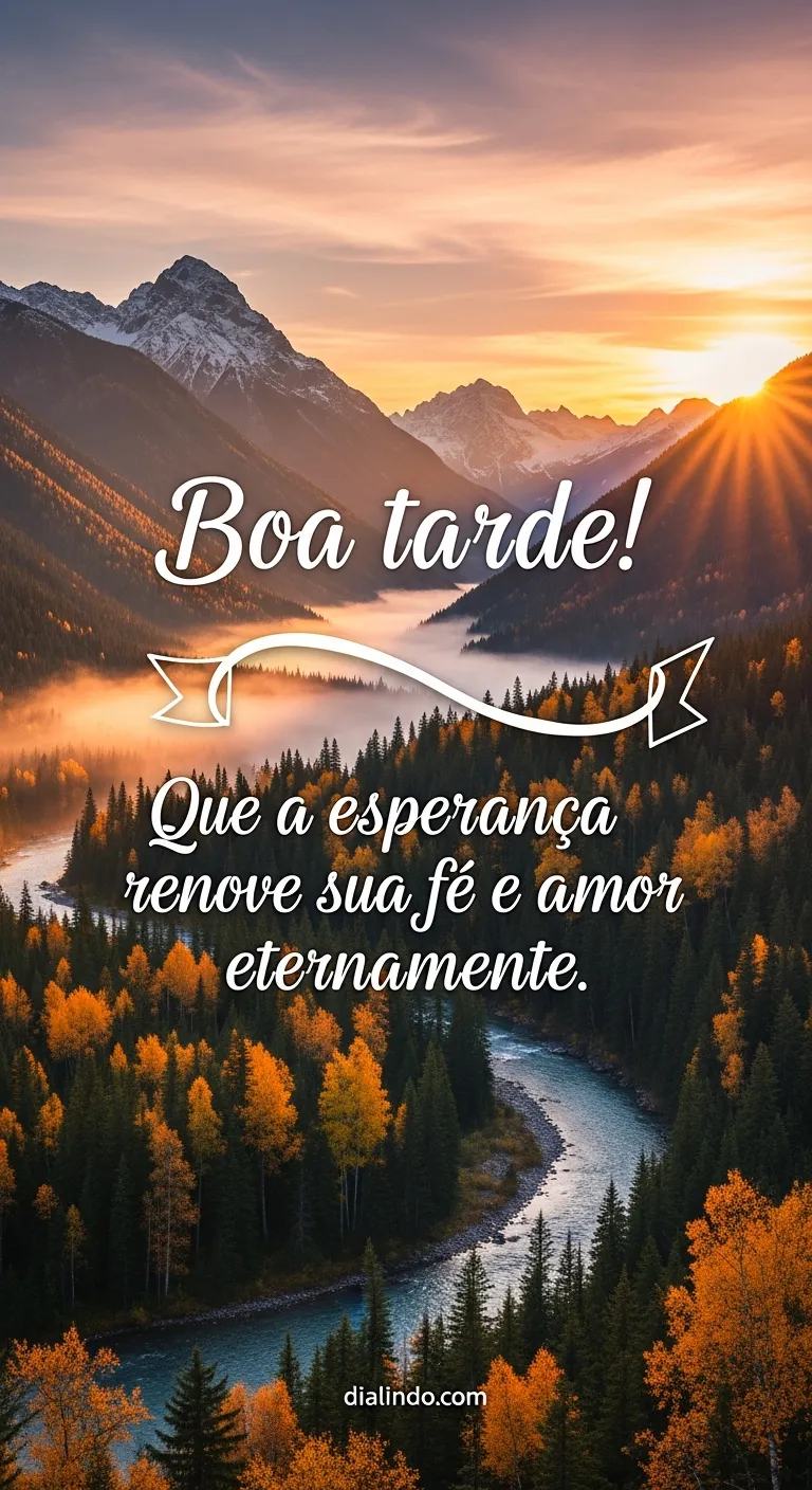 Esperança, Fé e Amor Infinitos