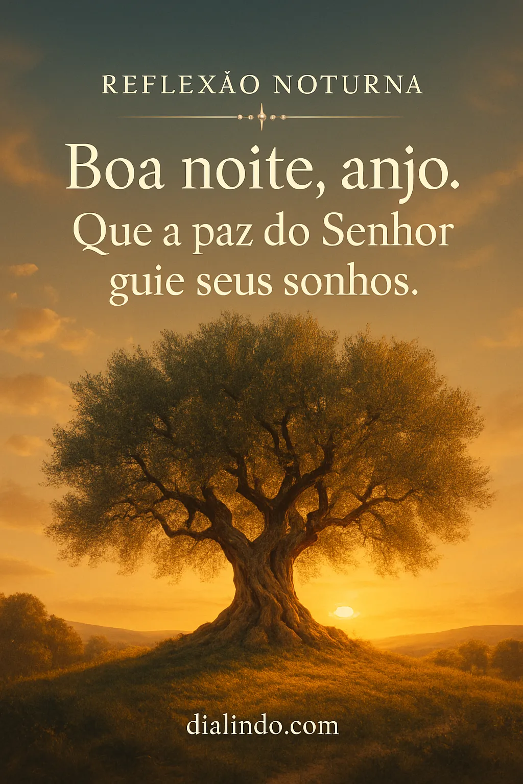 Anjo Adormecido, Paz Divina - Mensagem inspiradora