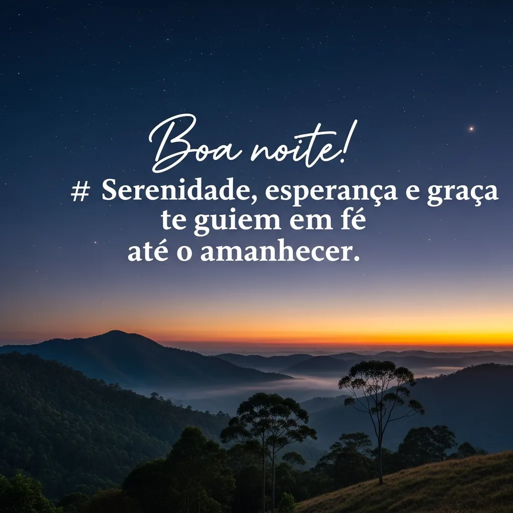 Amanhecer Guiado em Fé Sereno - Mensagem inspiradora