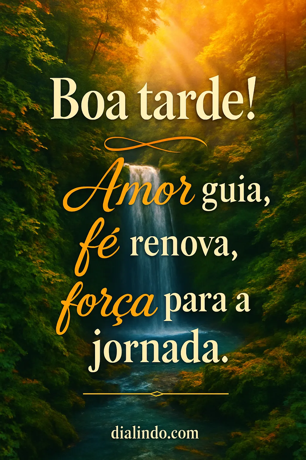 Roteiro: Amor, Fé, Caminho Forte.