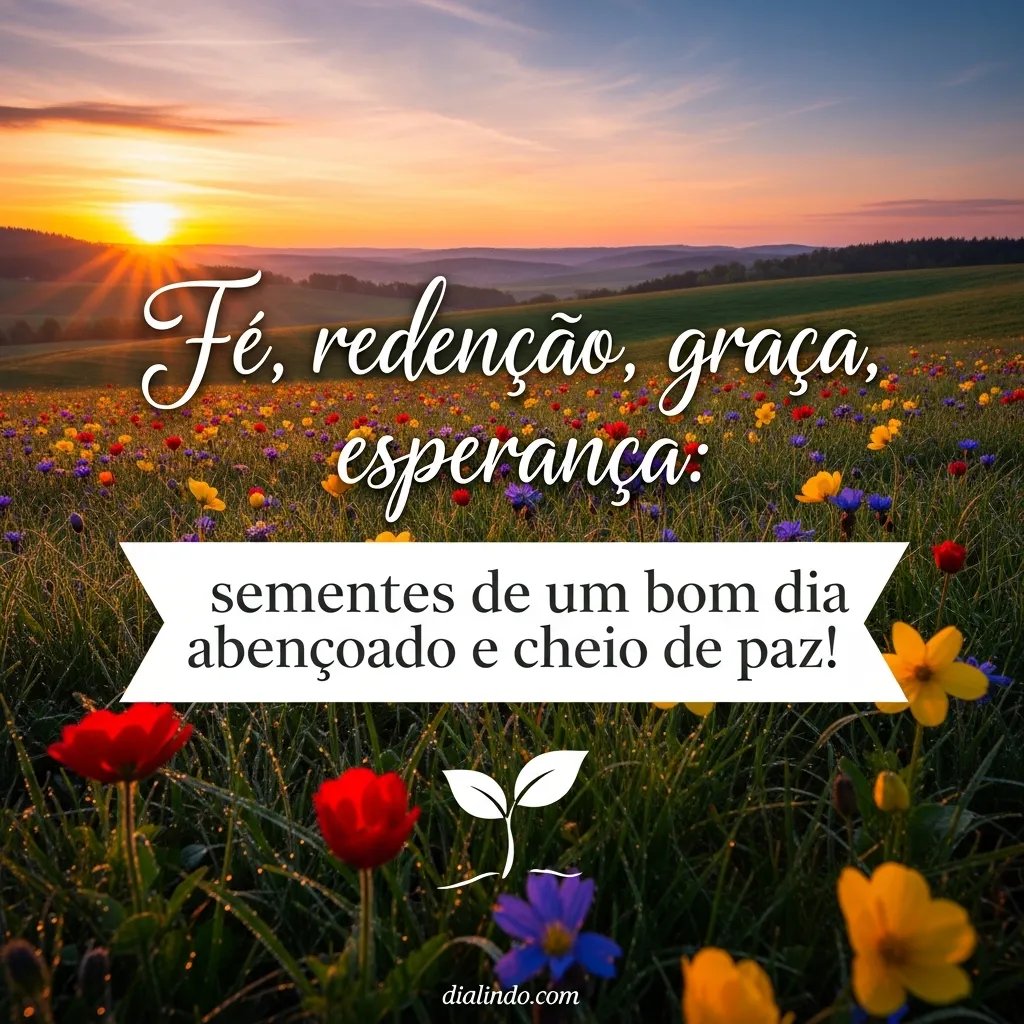 Alvorada de Graça e Paz.