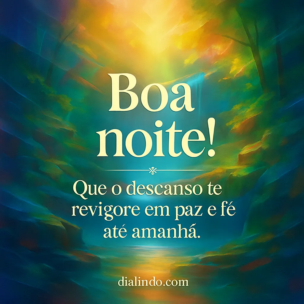 Paz, Fé e Renovação Diária.