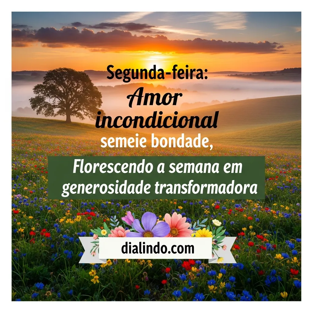 Florescer Generoso: Amor de Segunda - Mensagem inspiradora