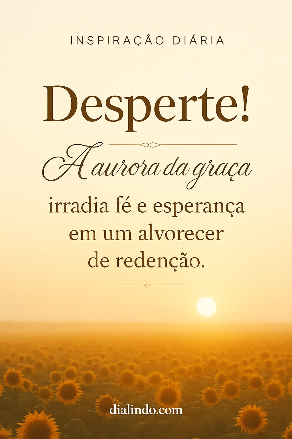 Redenção na Aurora da Graça