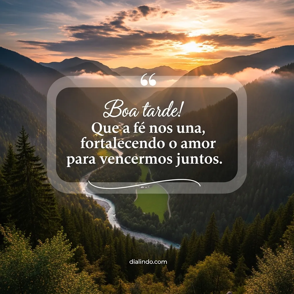 Fé, Amor, União: Vitória Coletiva