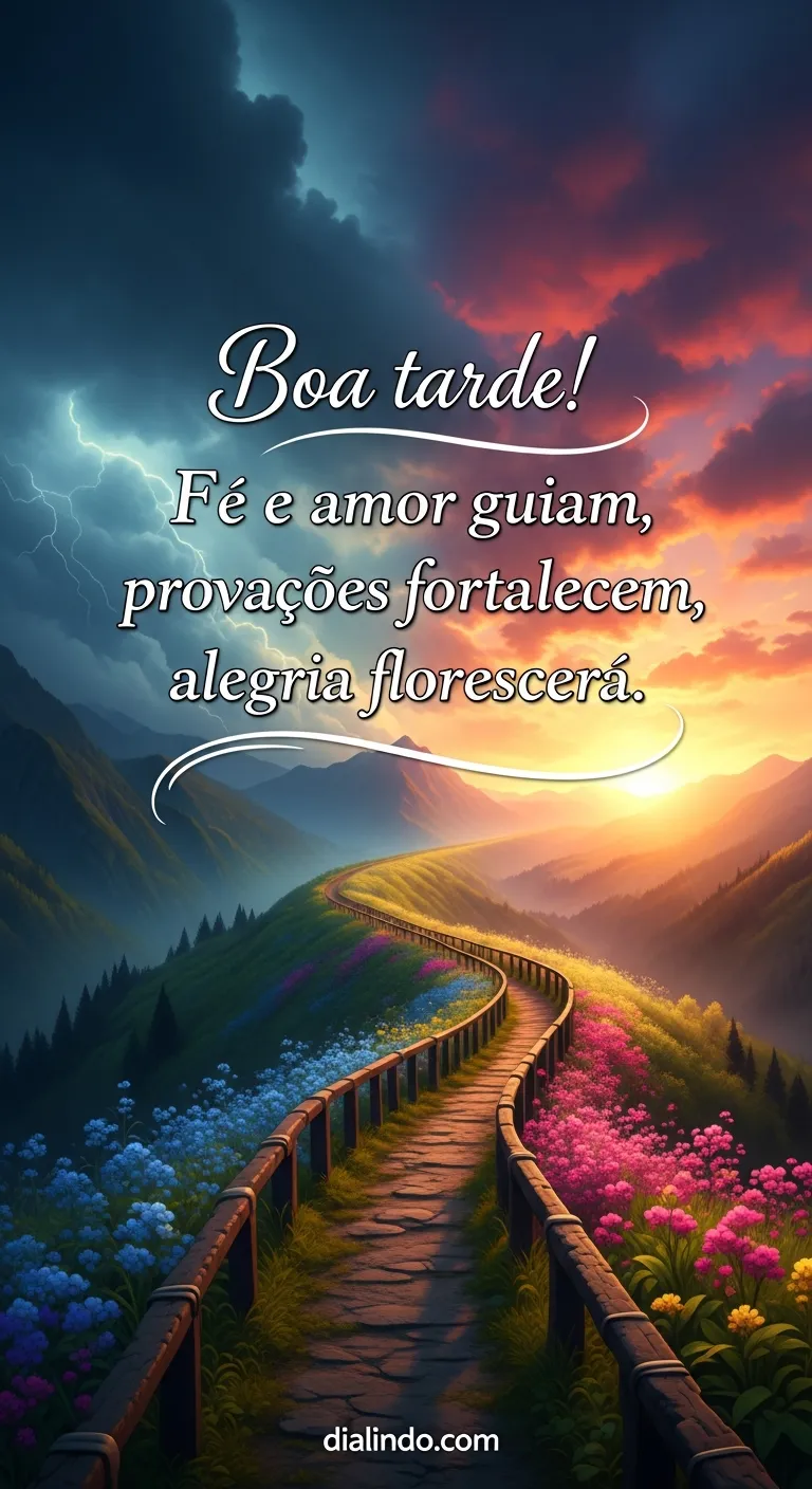 Jardim da Fé Reflorescido - Mensagem inspiradora