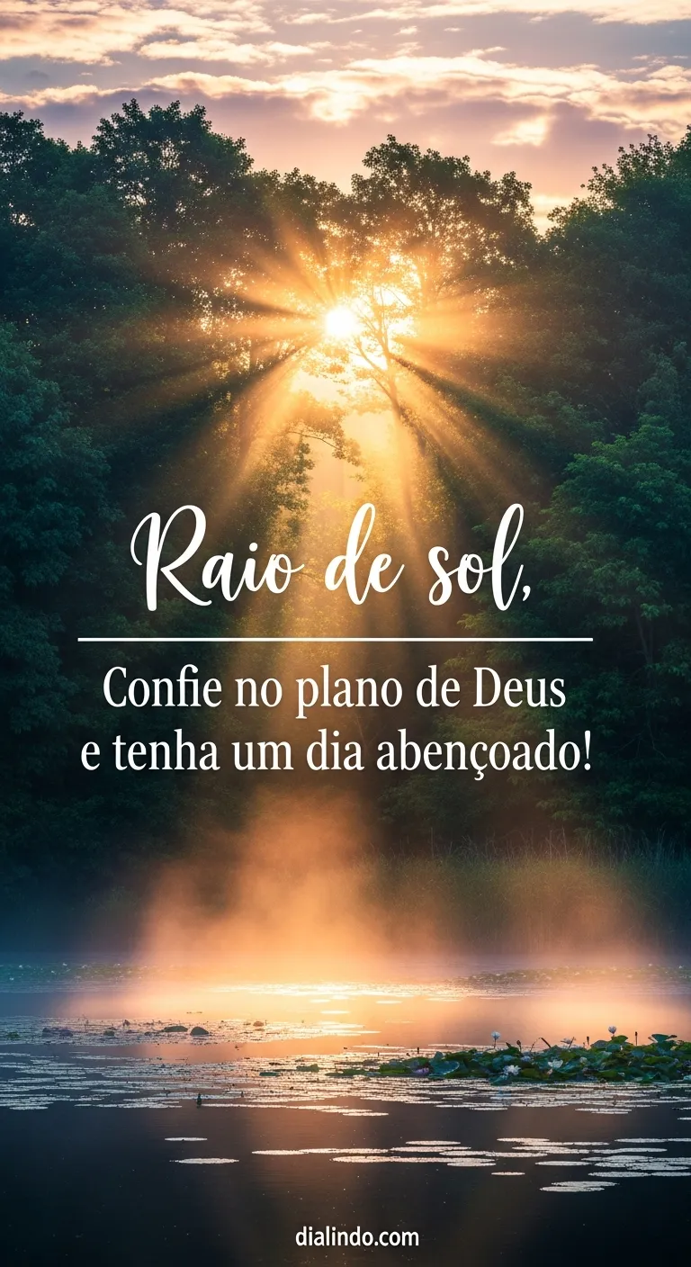 Sol, Plano, Bênção: Confie!