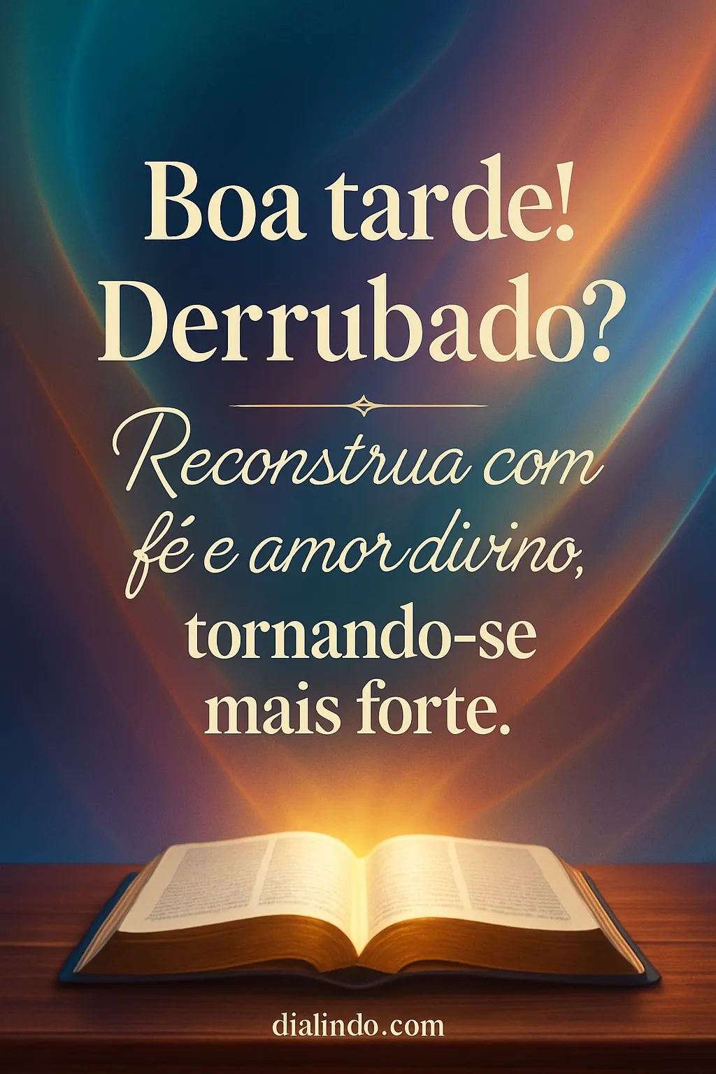 Reconstruir com Amor Divino