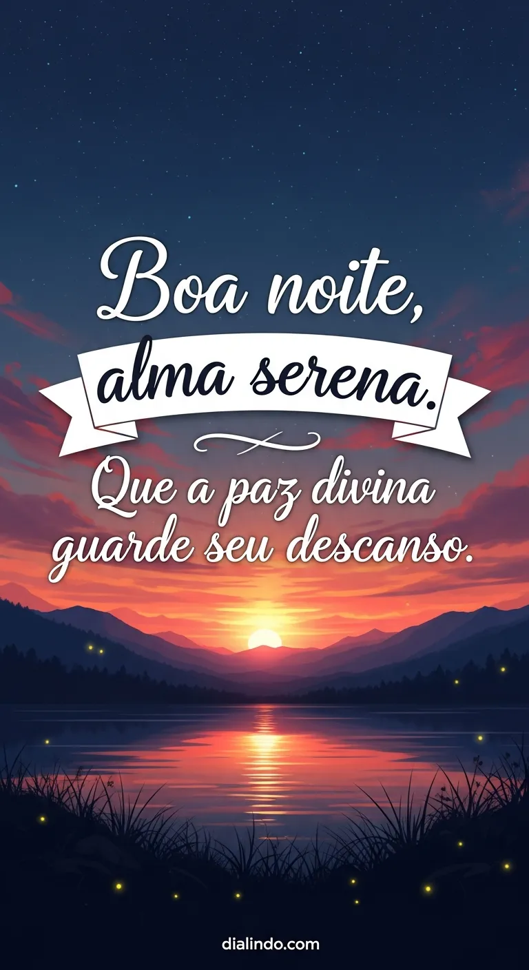 Serenidade Guardada em Descanso.