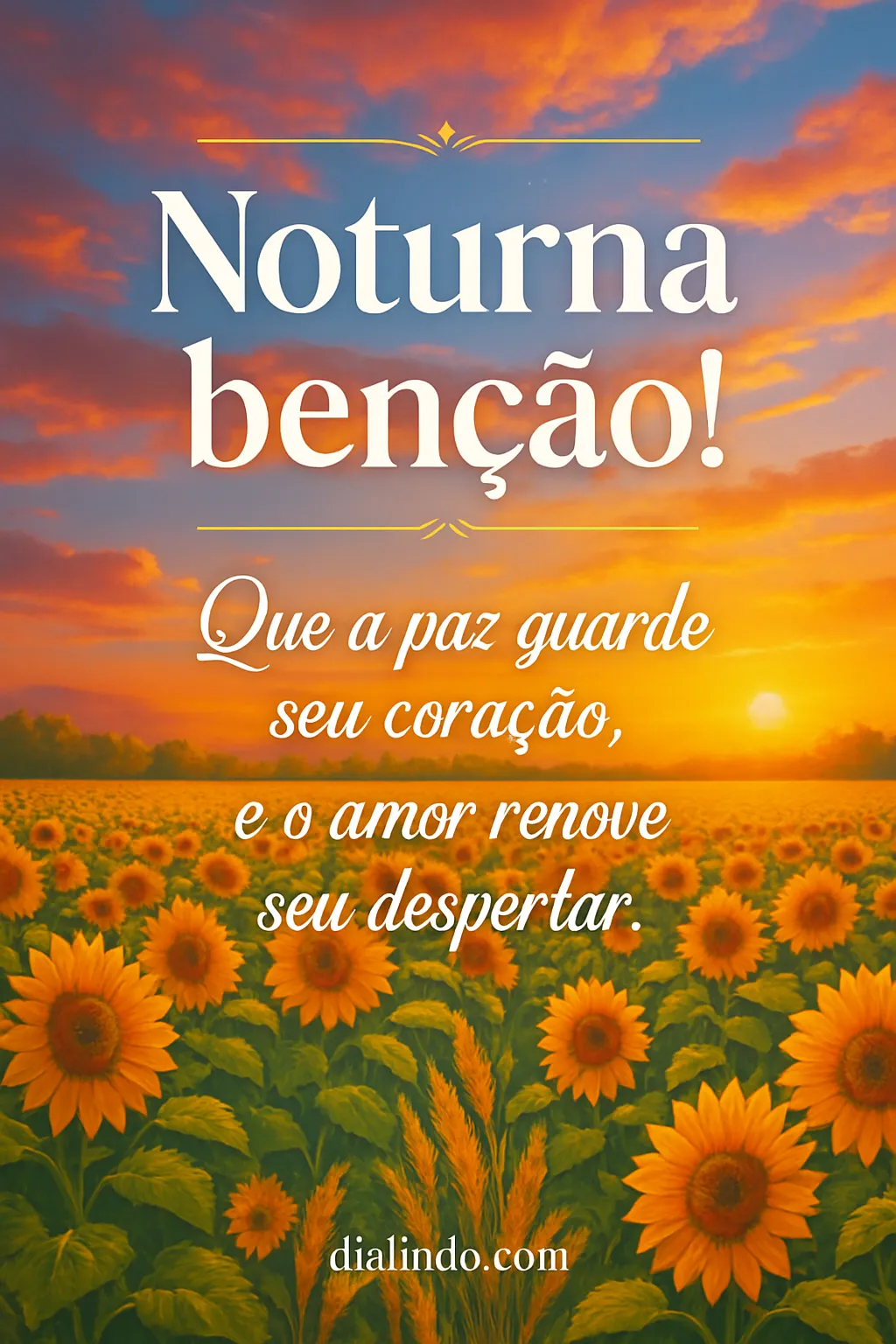 Despertar renovado em paz noturna