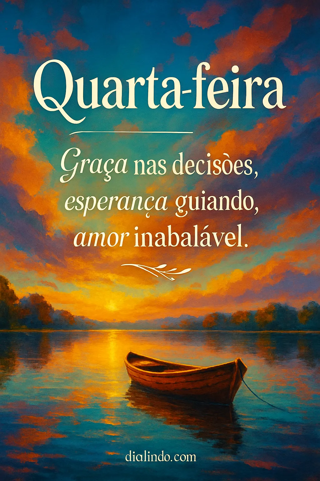 Roteiro: Decidir, Esperar, Amar. - Mensagem inspiradora