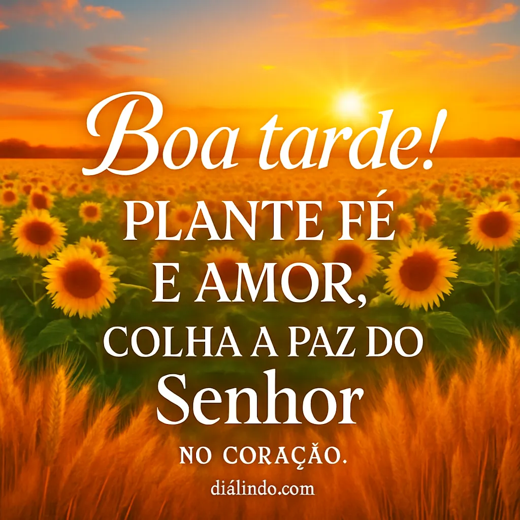 Semeie Amor, Colha Paz Divina