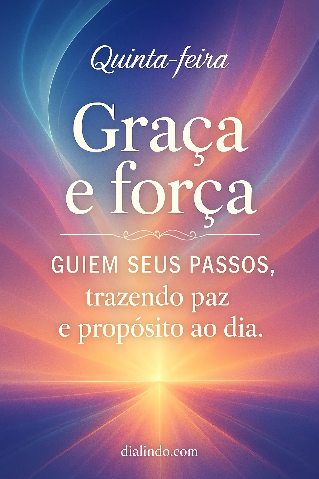 Rumo à Paz Propósito Guiados - Mensagem inspiradora