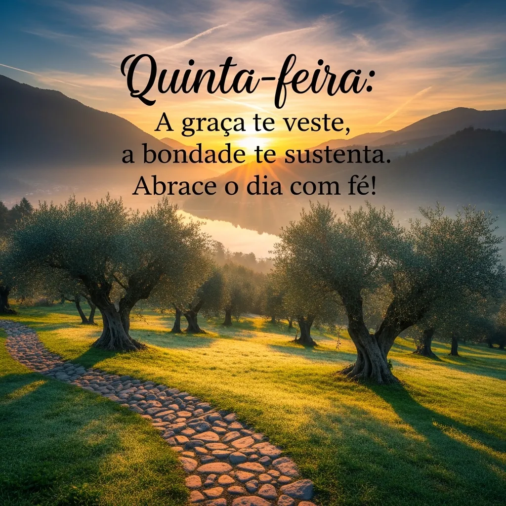 Quinta: Graça, Bondade e Fé.