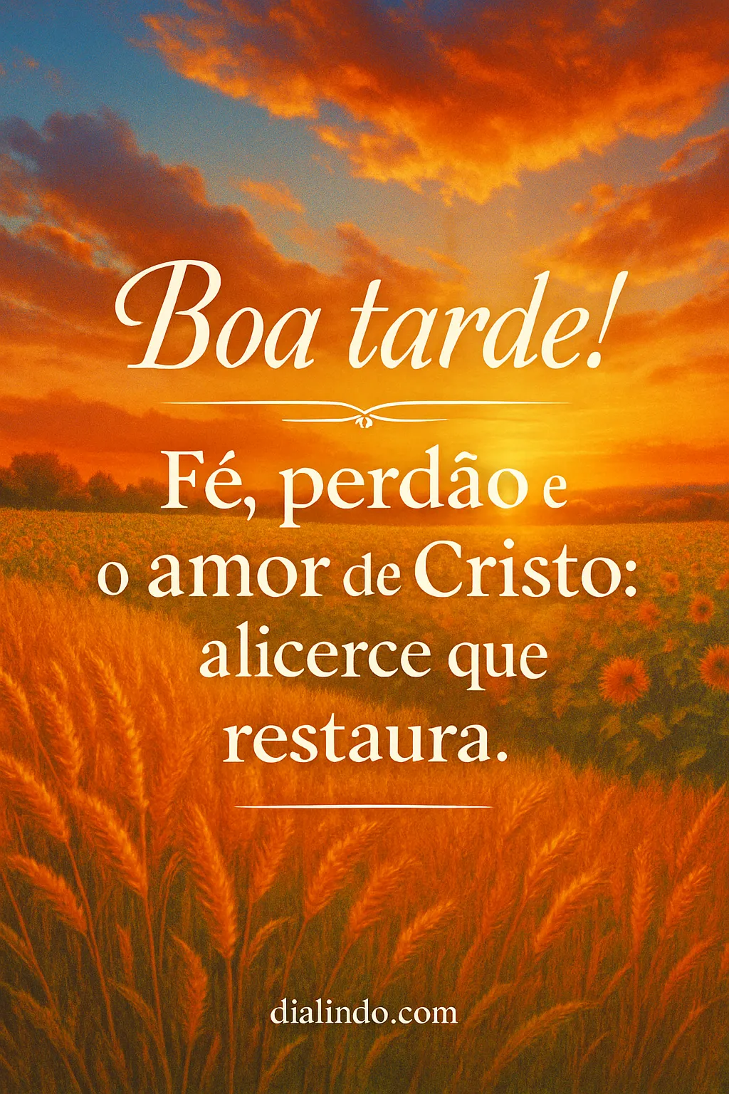 Cristo: Reconstruindo com amor.