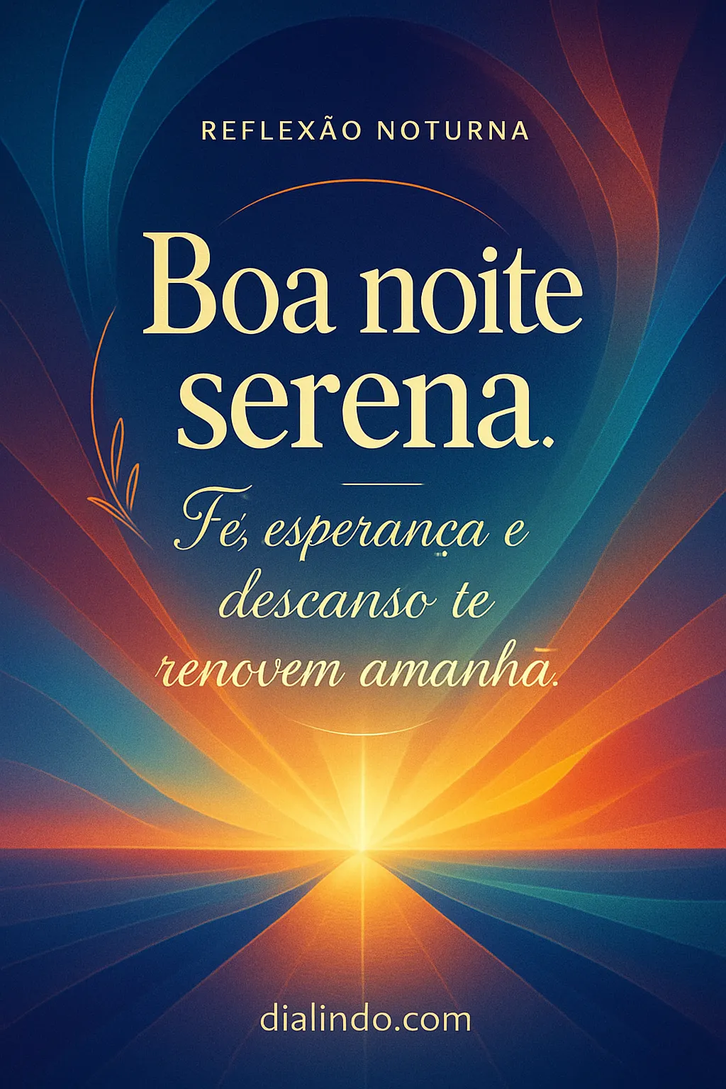 Serenidade renovada ao amanhecer.