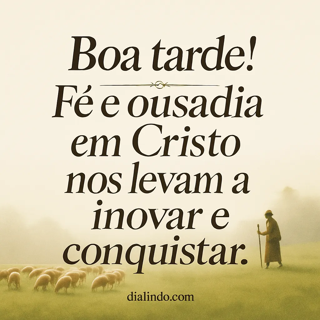 Inovar e Conquistar com Fé