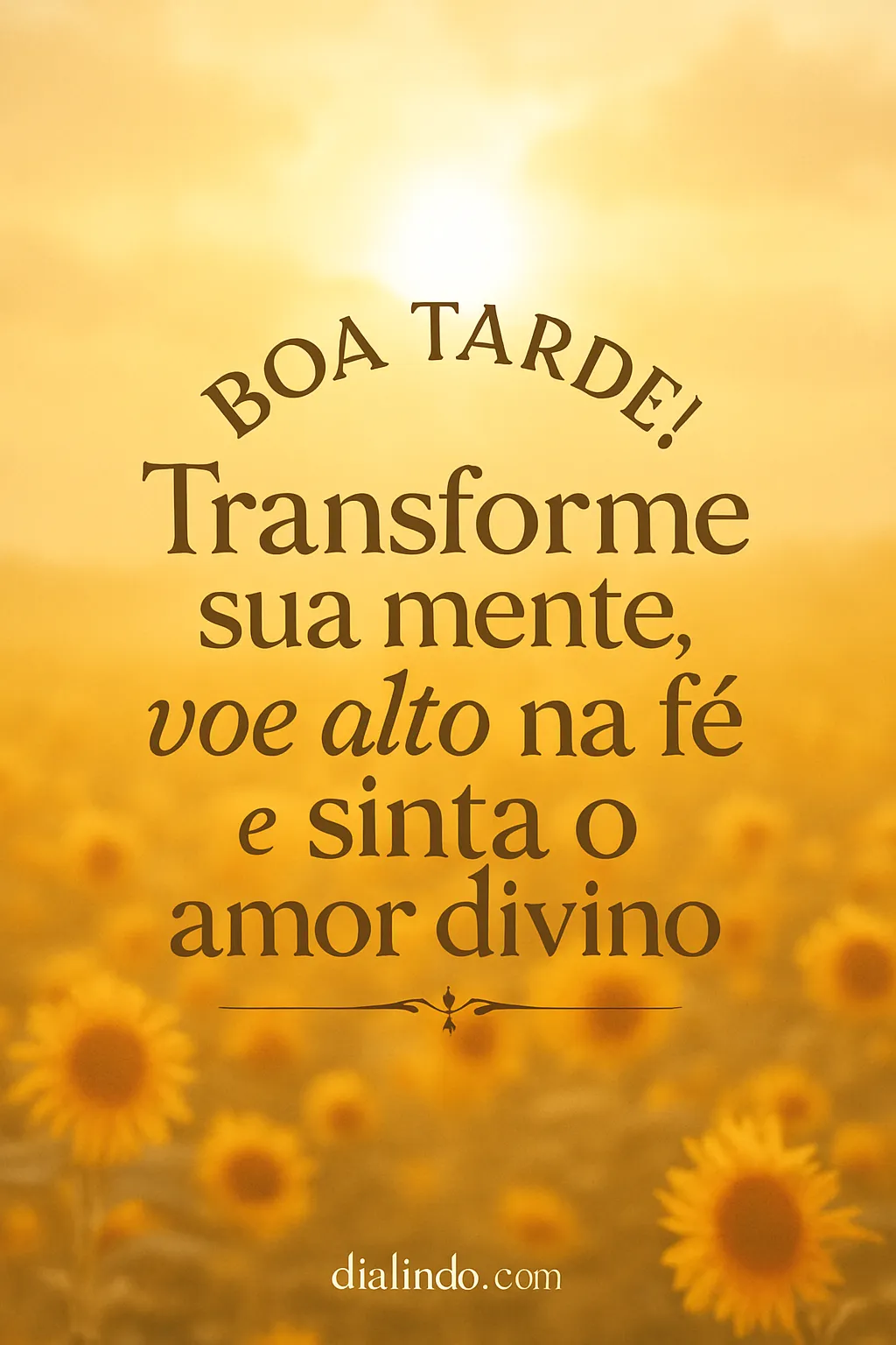 Mente alada, amor divino.