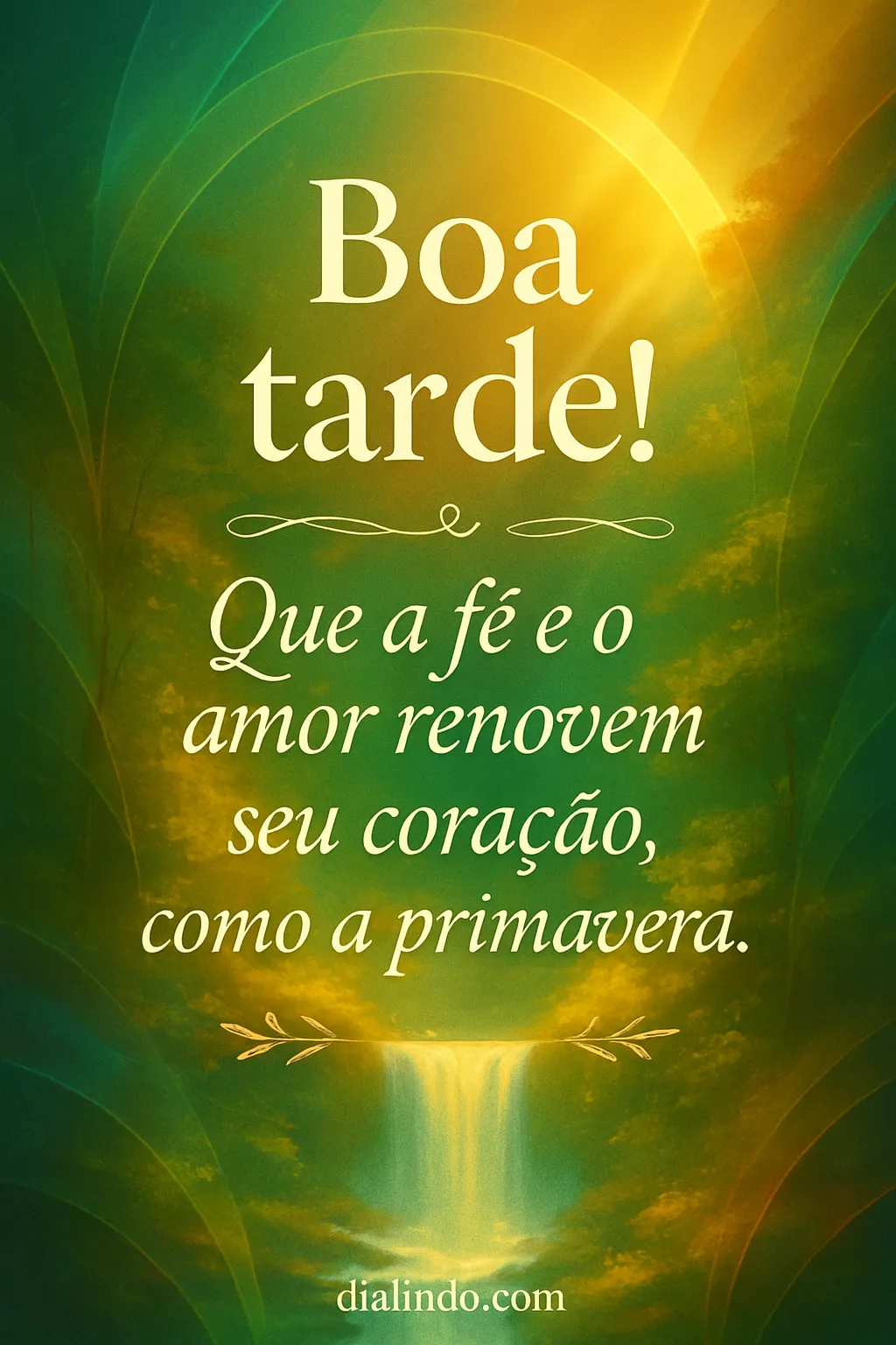 Primavera no Coração: Fé-Amor