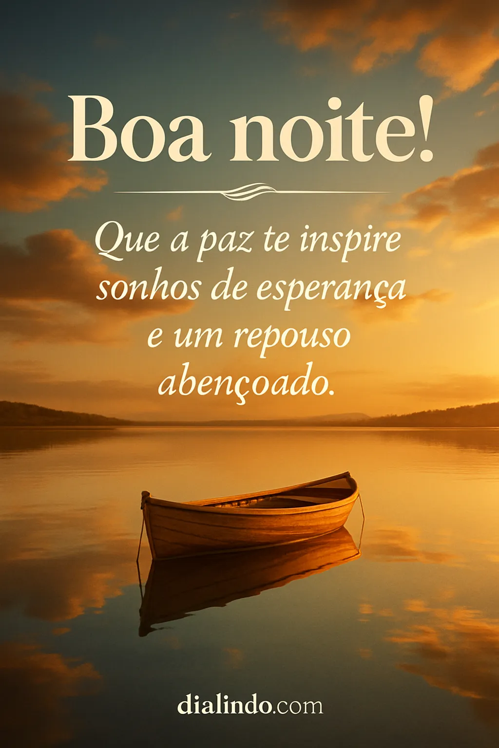 Sonhos de Paz e Esperança - Mensagem inspiradora