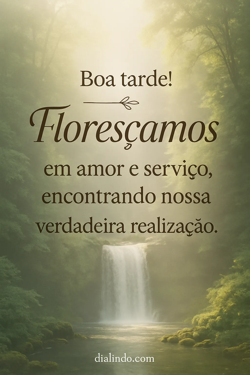 Amor, Flores e Propósito.