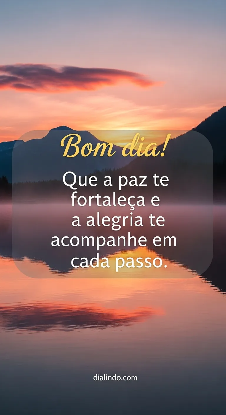 Passos Alegres, Paz Forte