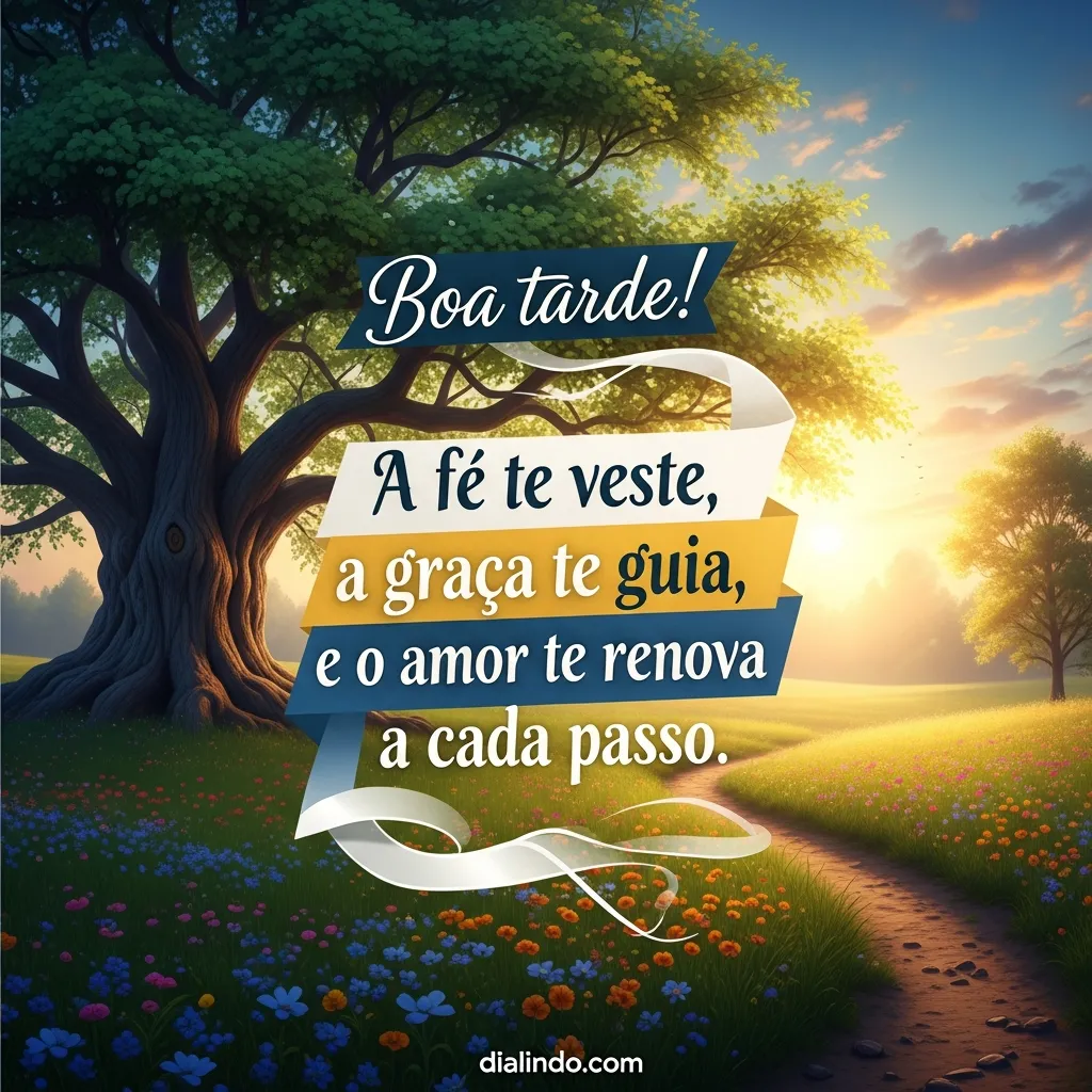 Vestes, passos, renovação no amor.