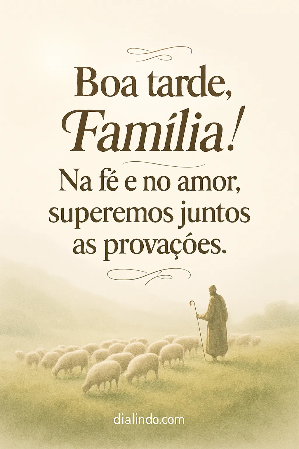 Família: Fé, Amor, Superação.