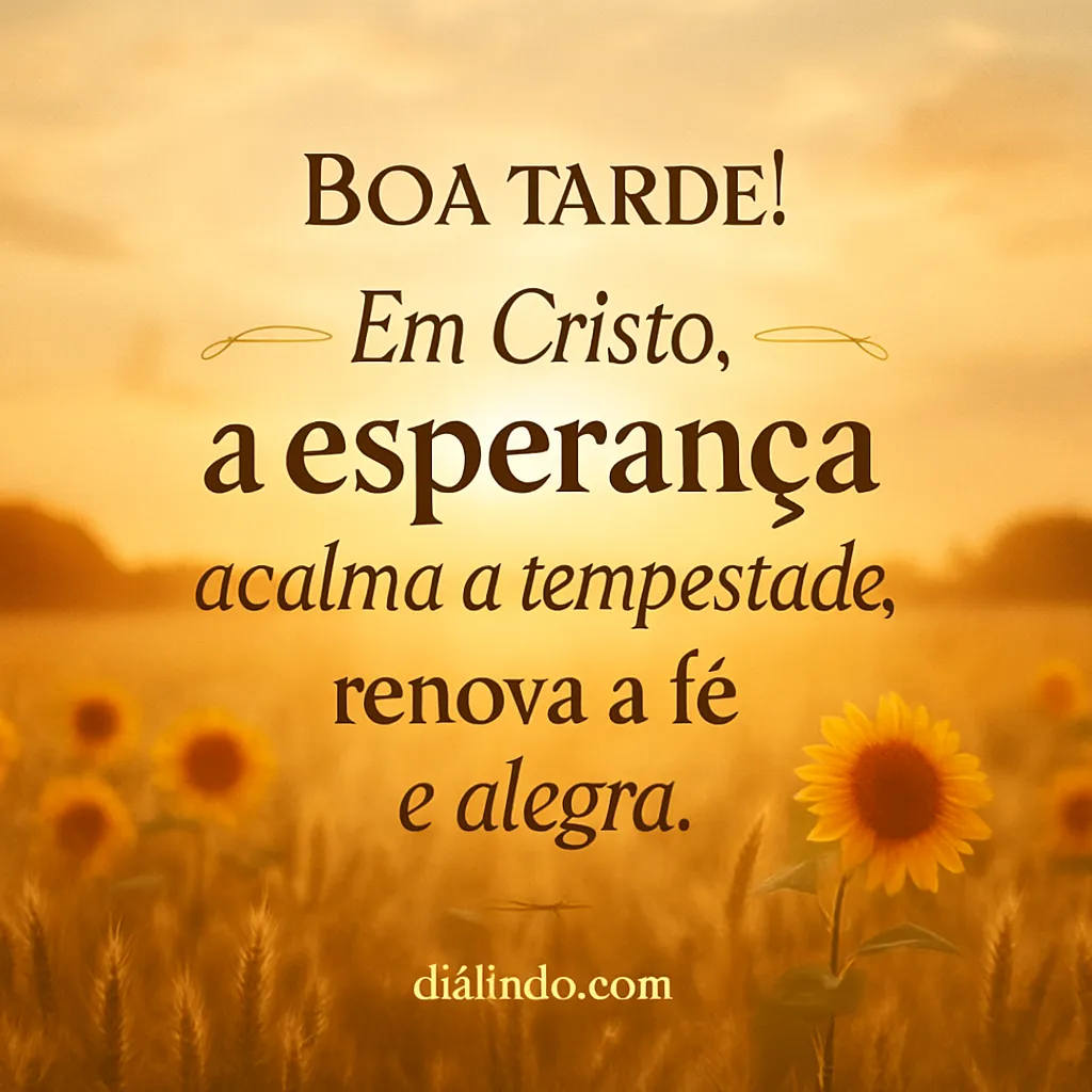 Cristo: Bonança Após a Tempestade