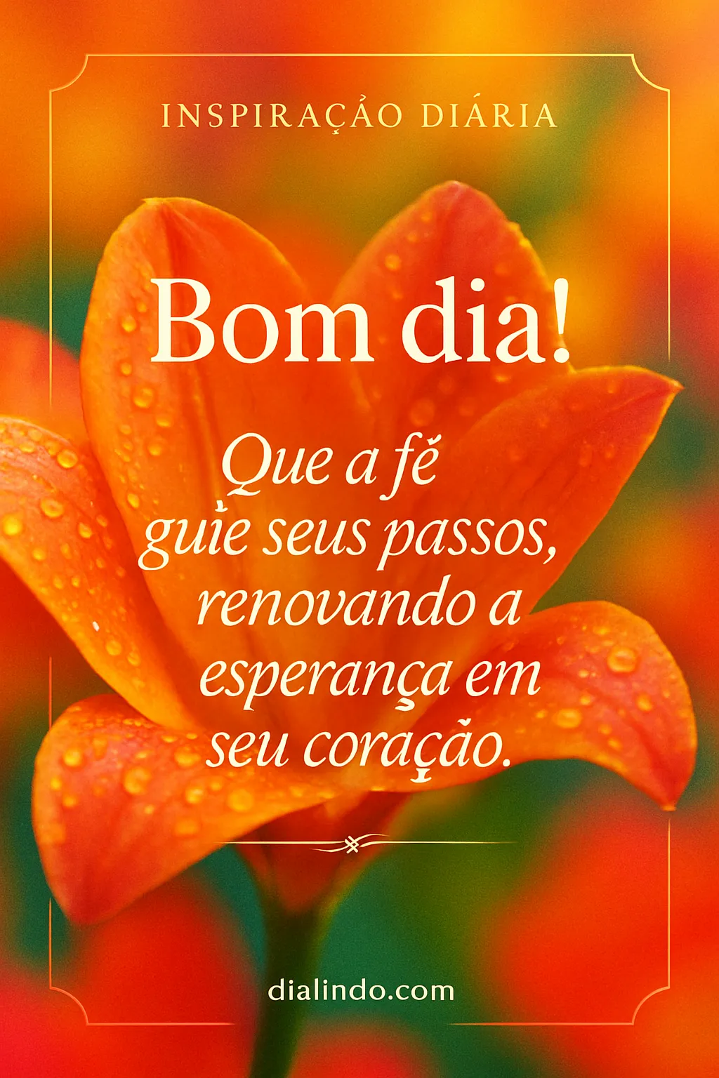 Fé: Caminho da Esperança Alvorada - Mensagem inspiradora