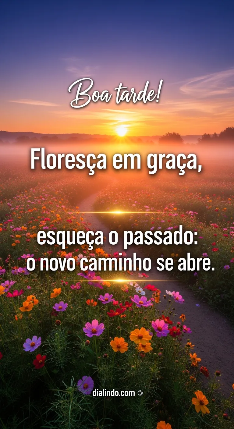 Desabrochar: Graça, Esquecimento, Caminho - Mensagem inspiradora