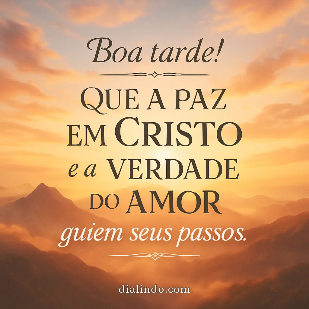 Passos Guiados por Amor e Paz