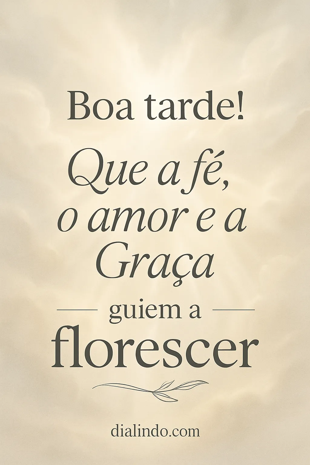 Florescer Guiado: Fé, Amor, Graça
