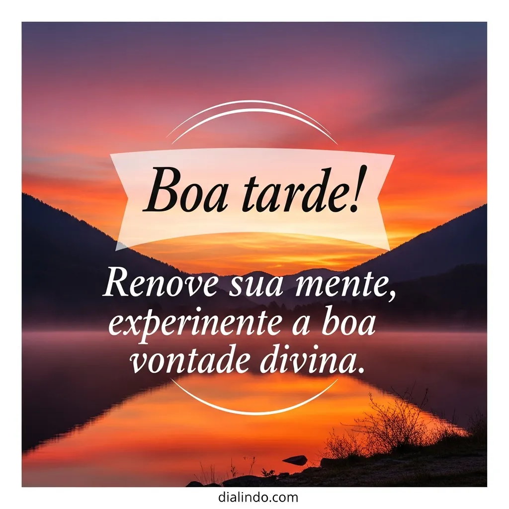 Mente renovada, graça em ação.