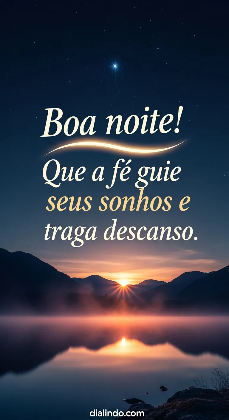 Sonhos Guiados, Fé Repousante.