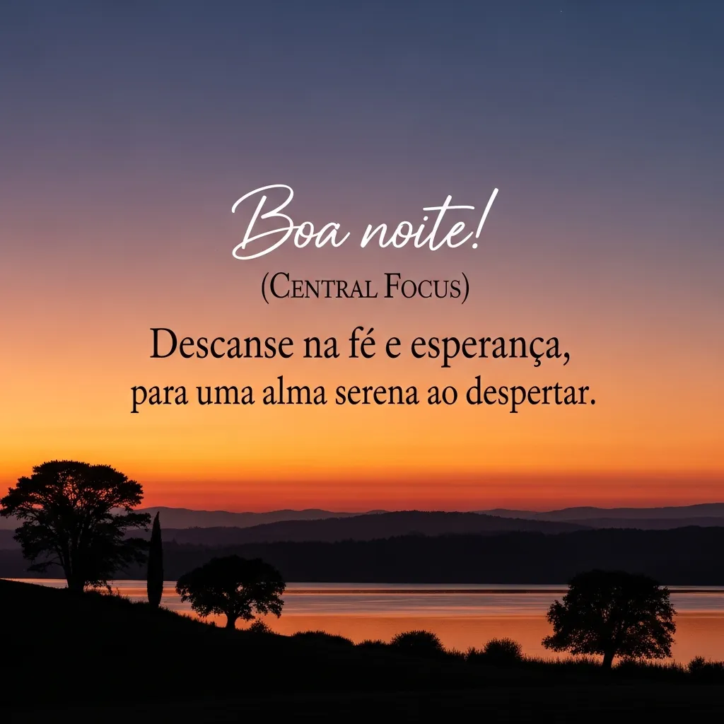 Alma serena, aurora da fé.