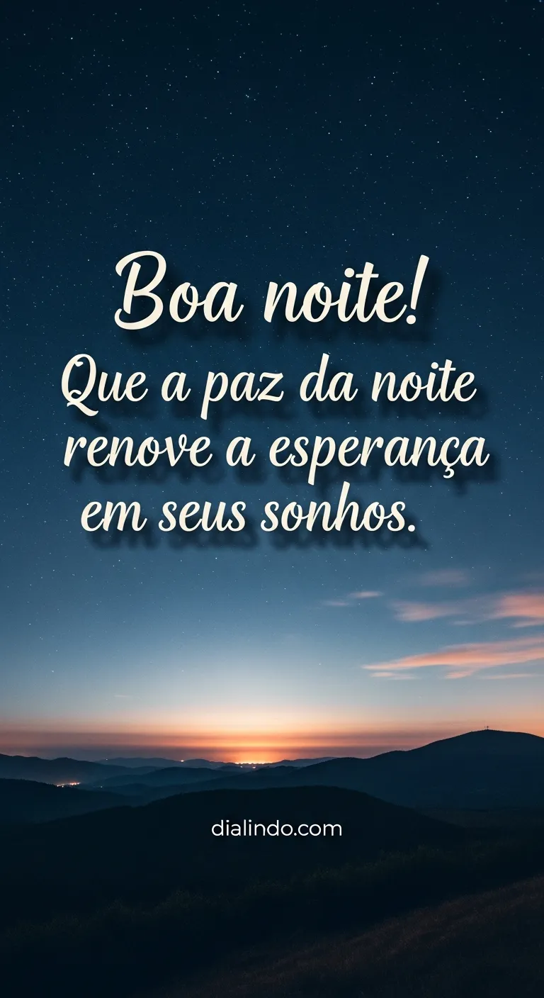 Paz Noturna, Sonhos Renascidos