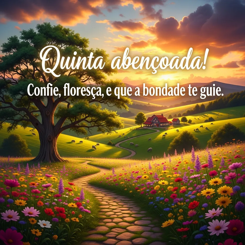 Quinta: Confiança, Flores e Bondade