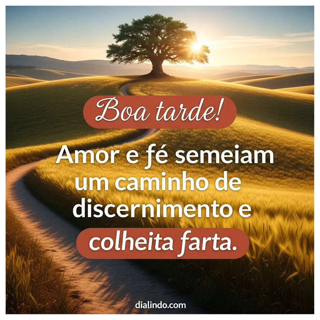 Semeando Amor, Colhendo Discernimento