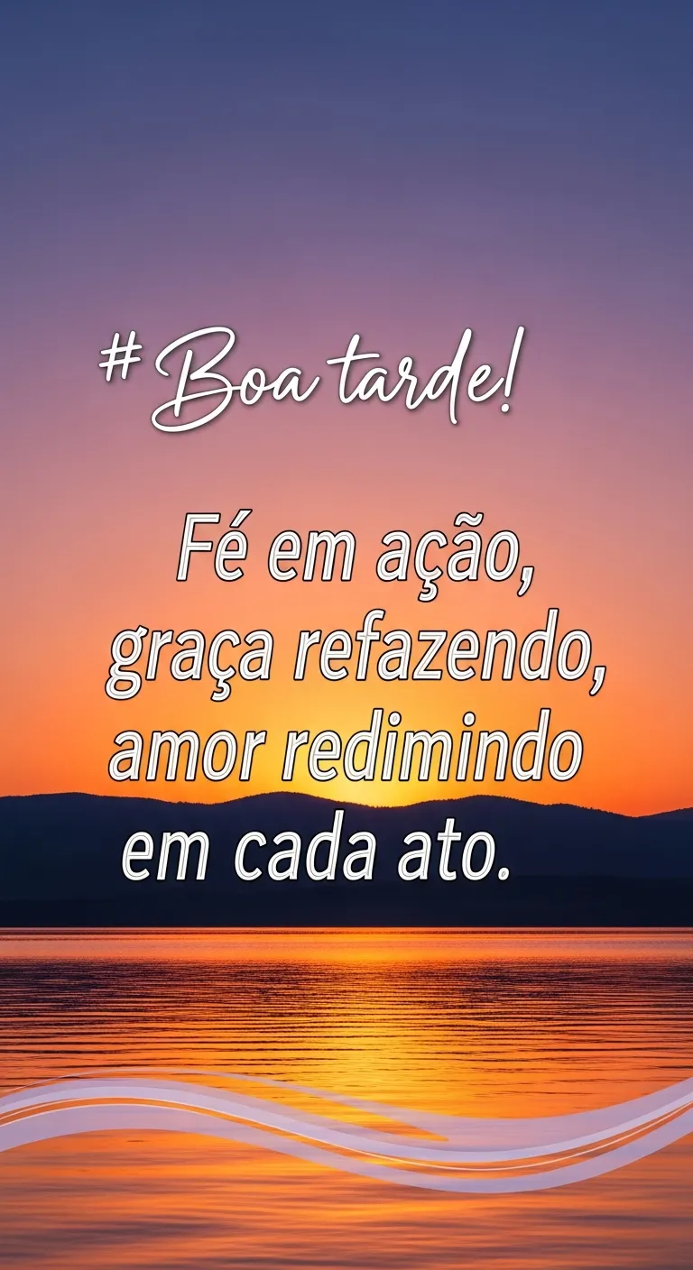 Ato, Graça, Redenção: Recomeço