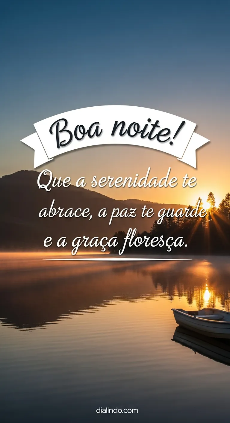 Serenidade, Paz, Graça: Florescer Noturno