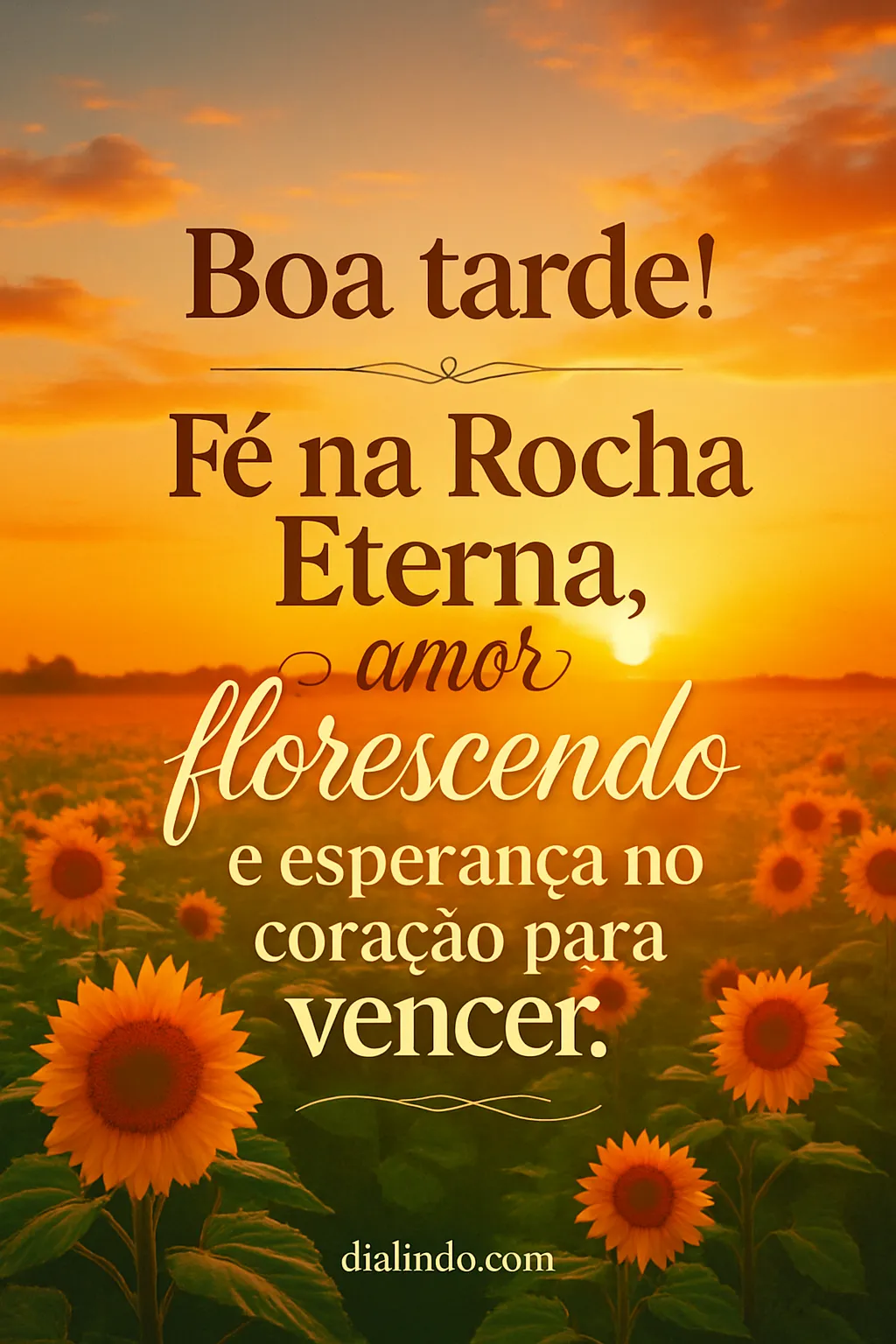 Rocha, Amor e Esperança Viva.