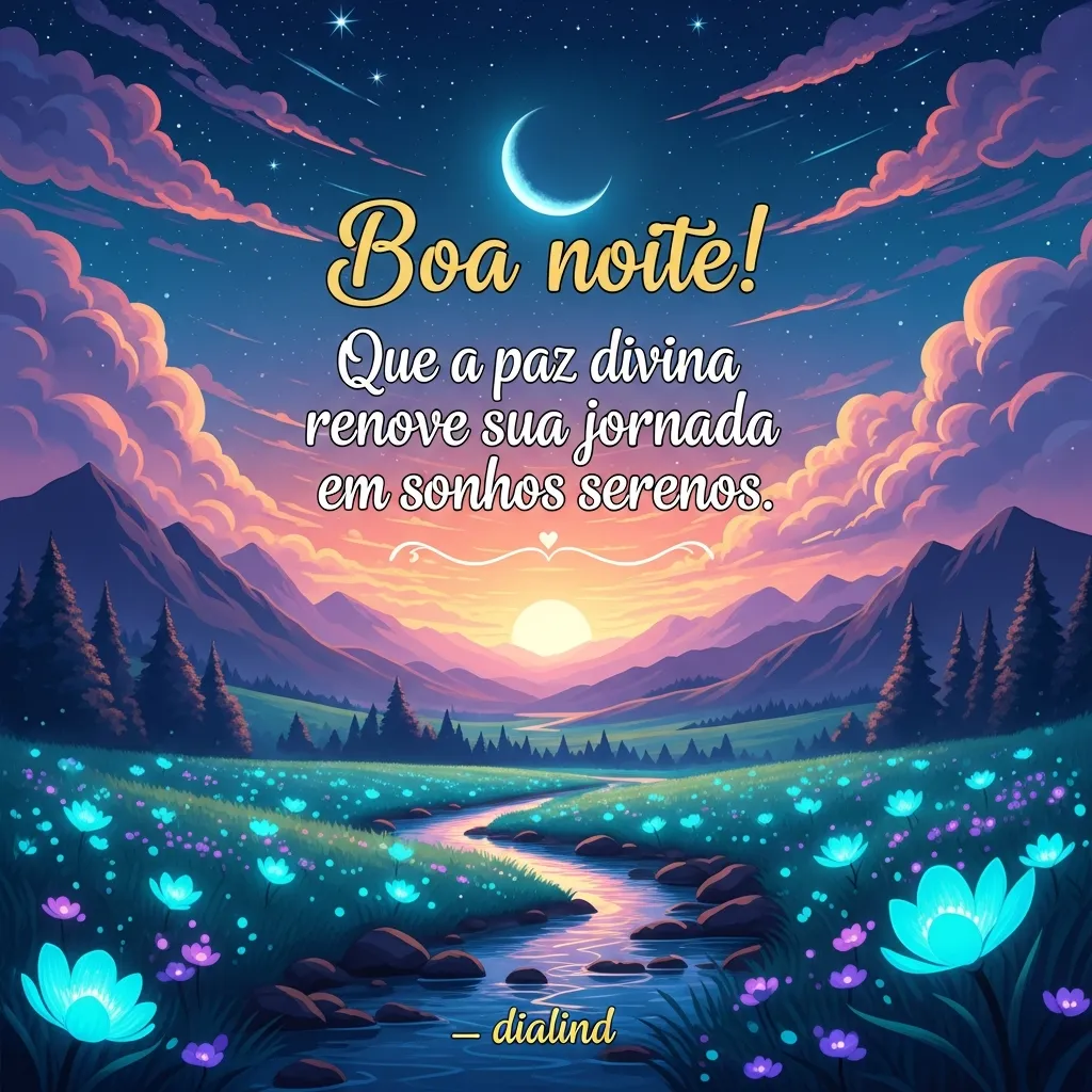 Sono renovado, paz divina.