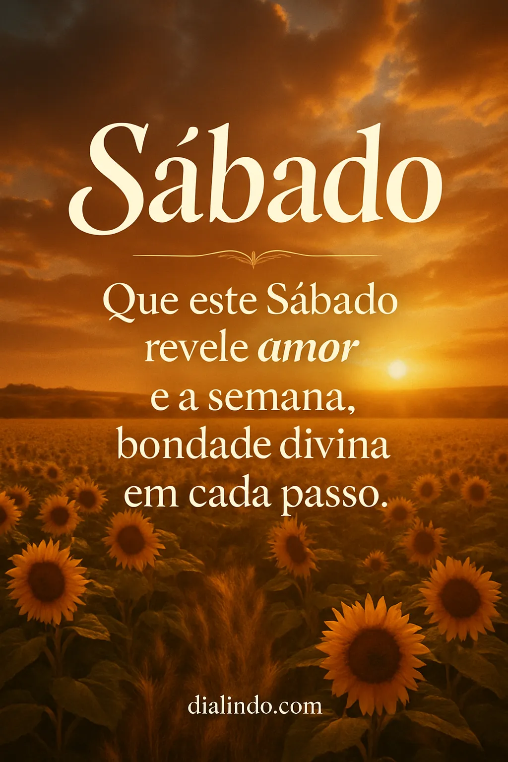 Sábado Amoroso, Semana Divina.