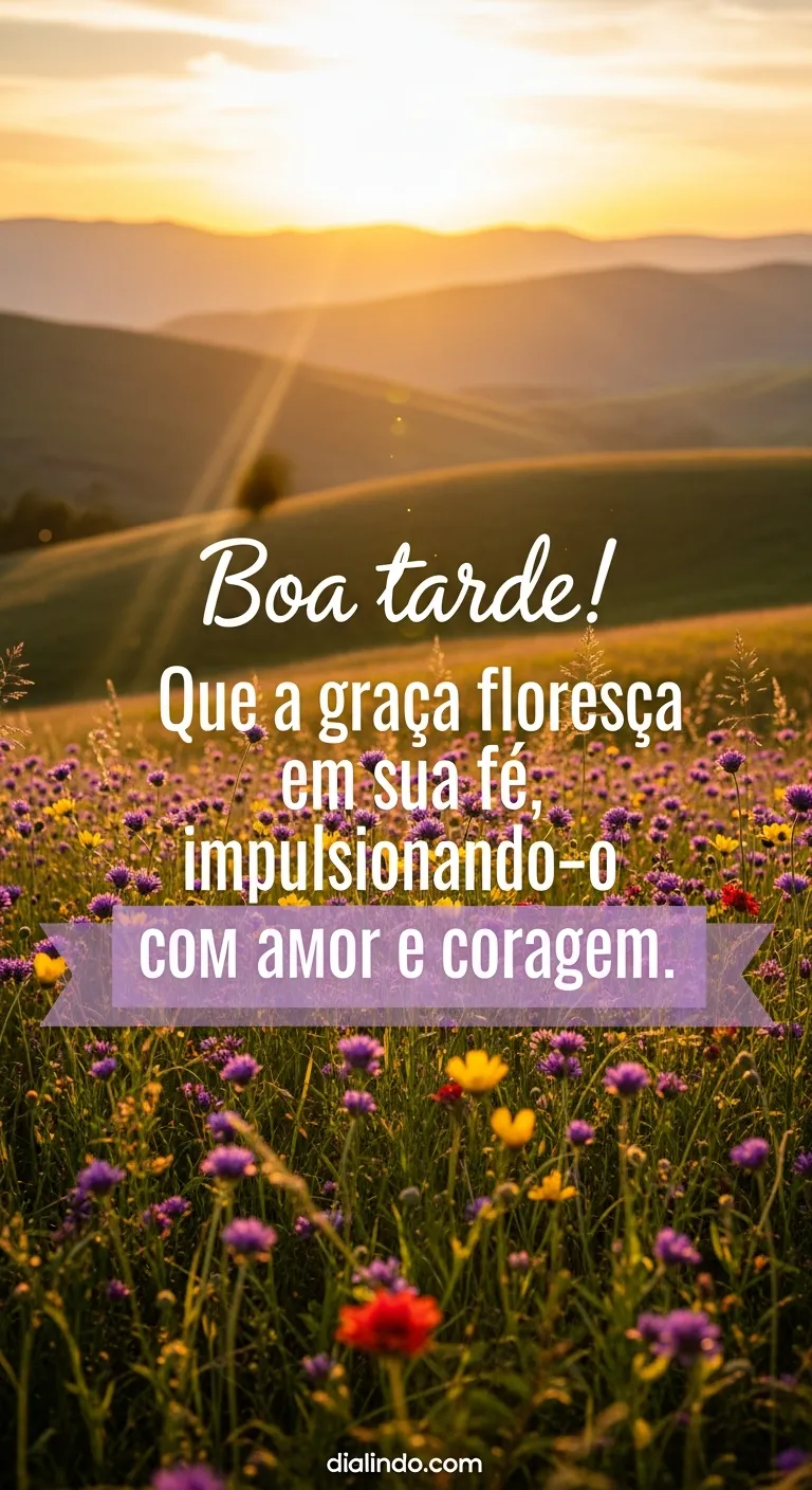 Florescer da Fé Acorajada.