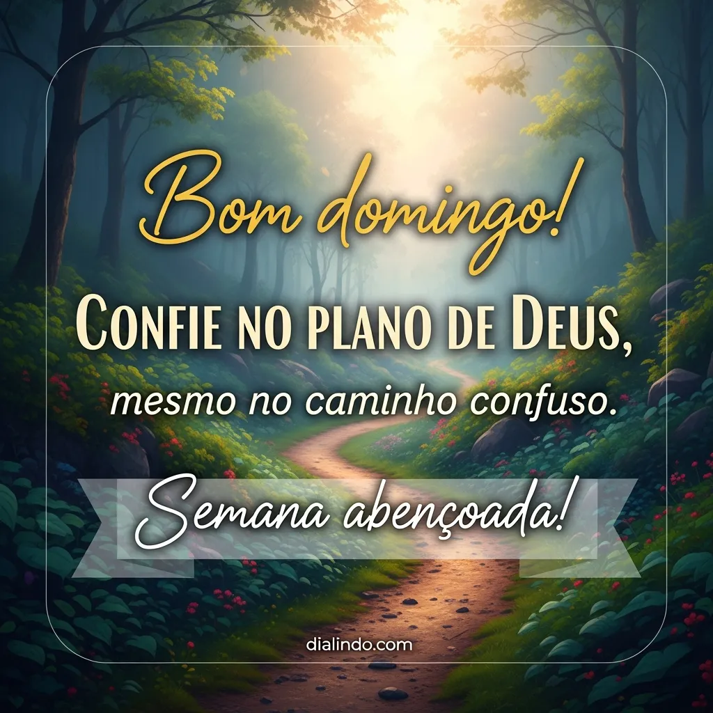 Confiança Divina no Labirinto - Mensagem inspiradora