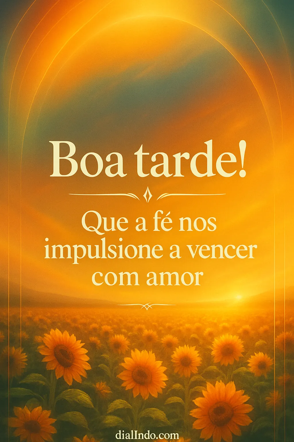 Fé, Amor, Vitória em Sinergia.